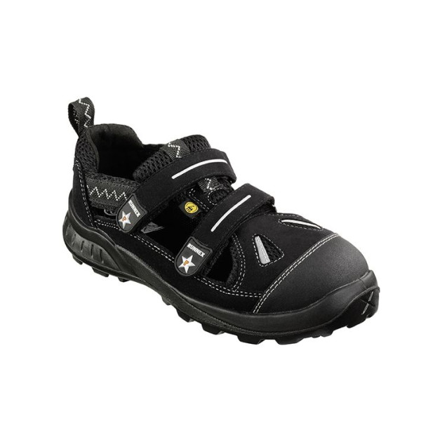 Sandali con velcro di sicurezza RUNNEX S1-ESD TeamStar, misura: 36, confezione: 10 paia, 5106-36