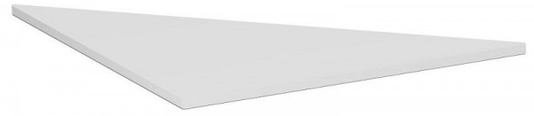 geramöbel piastra di collegamento triangolo 90° con materiale di collegamento, 800x800x680-820, grigio chiaro, S-617508-L