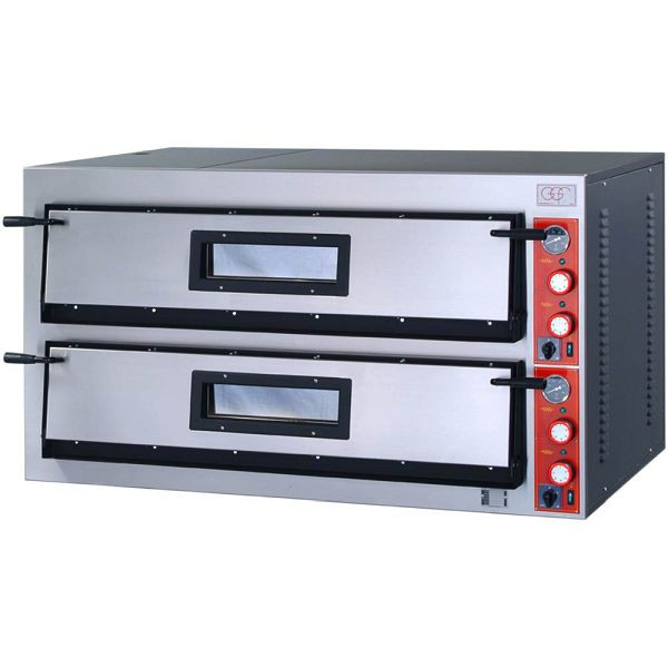 Forno per pizza Stalgast a una camera, in acciaio verniciato a polvere, 26,4 kW, 1370 x 1210 x 750 mm (LxPxA), PP0502936