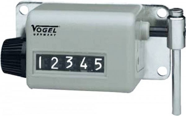 Contacolpi Vogel Germany, 500 1 / min, cifre 5, albero motore sinistro (in senso antiorario), piastra di base: 40 x 46 mm, 477005