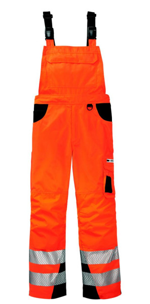 Salopette alta visibilità 4PROTECT ALABAMA, taglia: 52, colore: arancione brillante/grigio, confezione: 10 pezzi, 3830-52