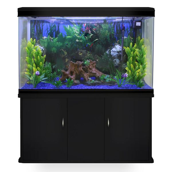 Monster 300 L Set completo per acquario nero con ghiaia blu 25178  favorevole acquista online: vasta gamma di prezzi convenienti