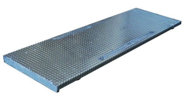 Piattaforma di pesatura AGRIS in acciaio con barra di pesatura e display, AGW0555