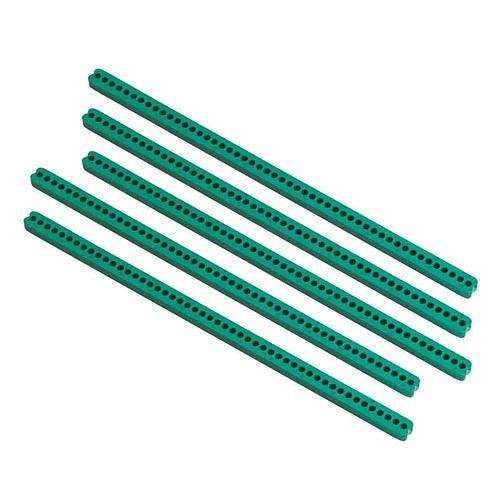 Asta barriera verde DENIOS, L 120 mm, confezione da 5, 311991