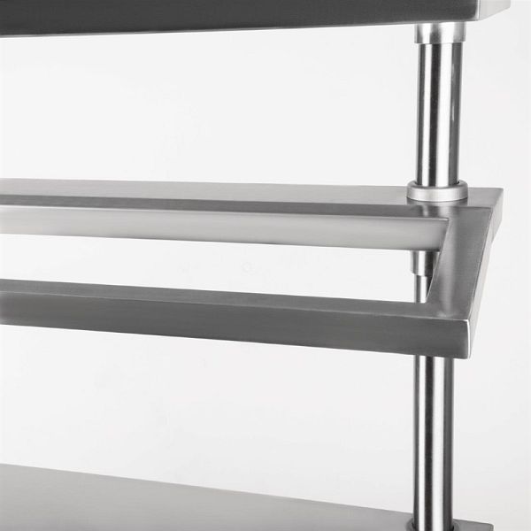 Tavolo da lavoro Vogue in acciaio inox con piano 120 cm CB908 favorevole  acquista online: vasta gamma di prezzi convenienti